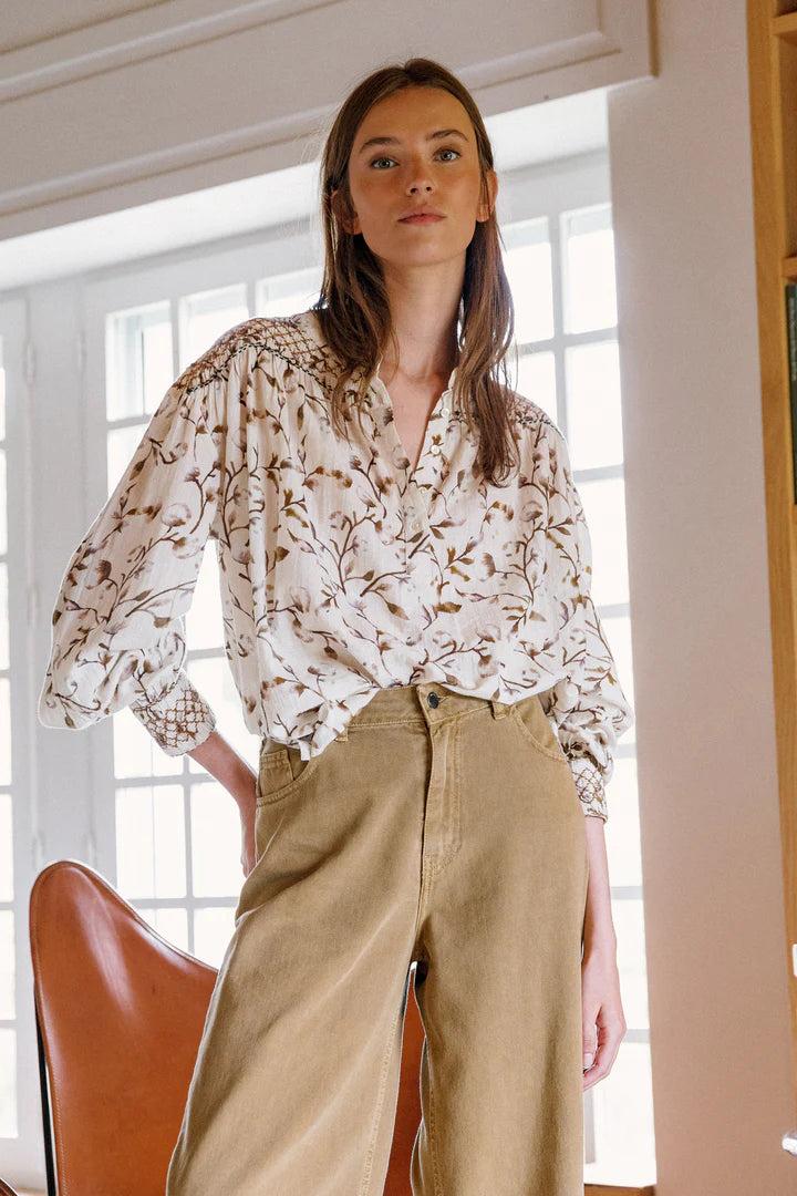 Indi & Cold  - Smocked Blouse