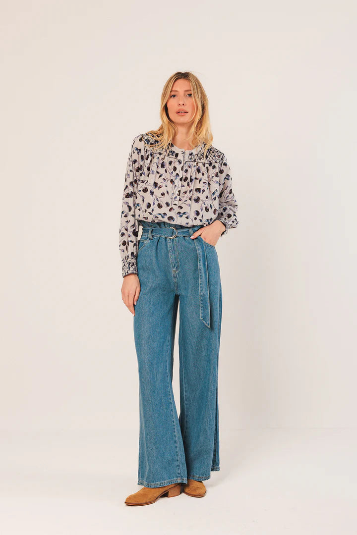 Indi & Cold  - Smocked Blouse
