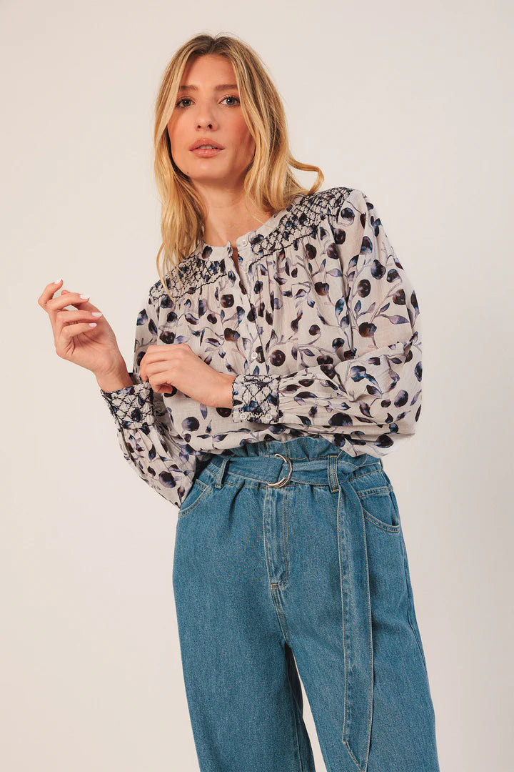 Indi & Cold  - Smocked Blouse