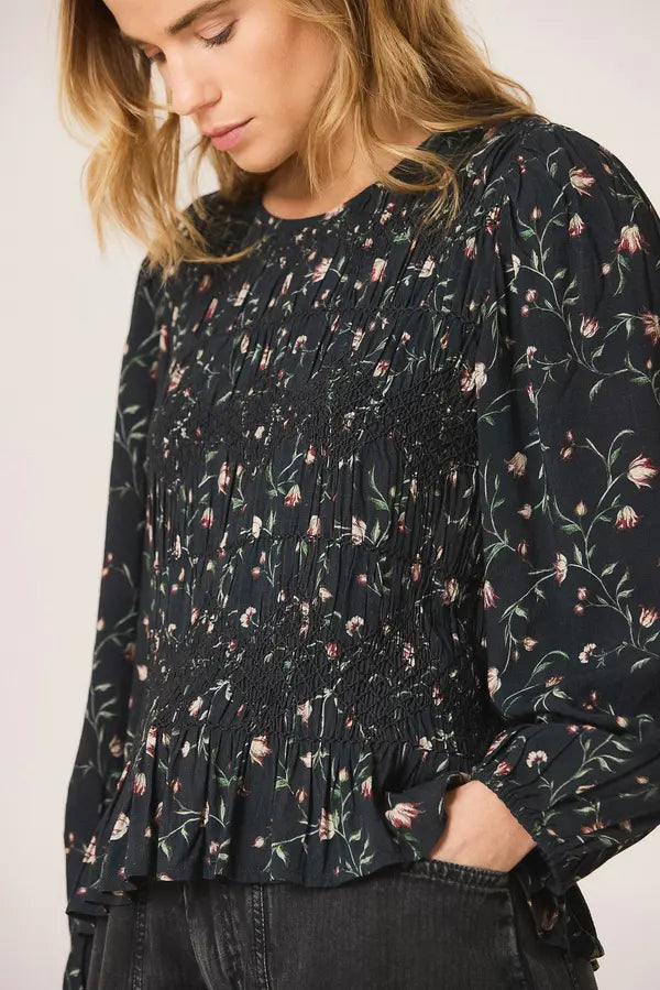 Indi & Cold - Smocked Blouse