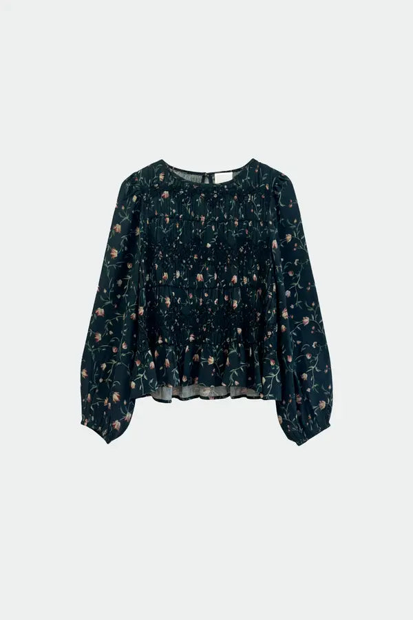 Indi & Cold - Smocked Blouse