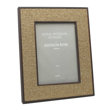 Addison Ross - Rattan Brushed Bronze Frame 5" x 7"