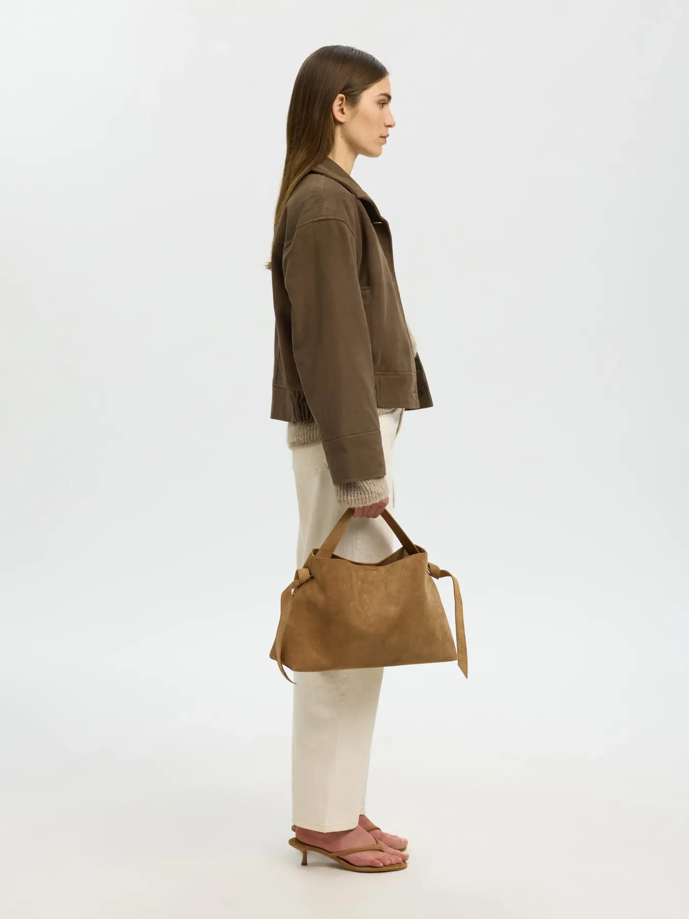 Selected F - Suede Bag - Stella