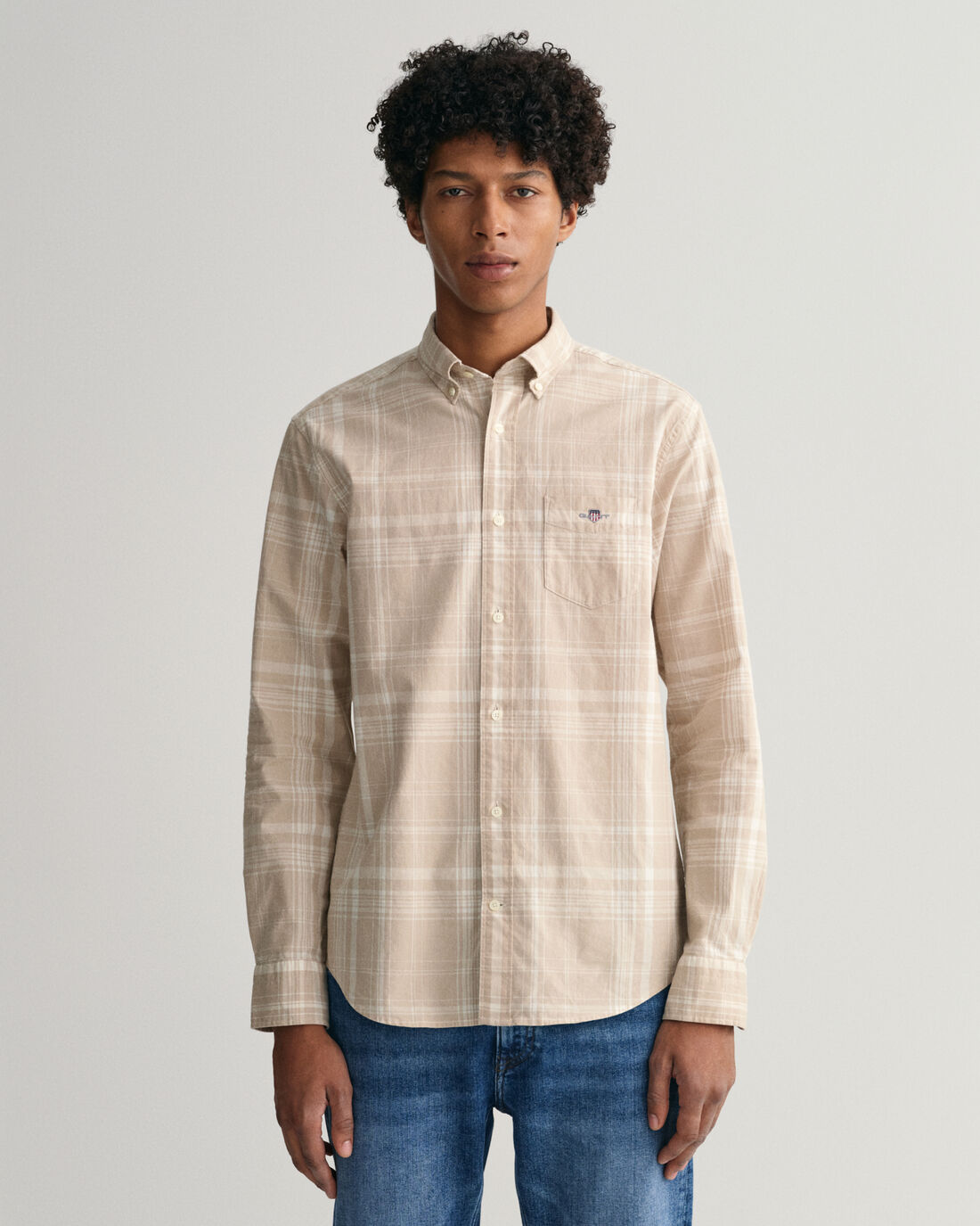 Gant - Cotton Linen Check Shirt