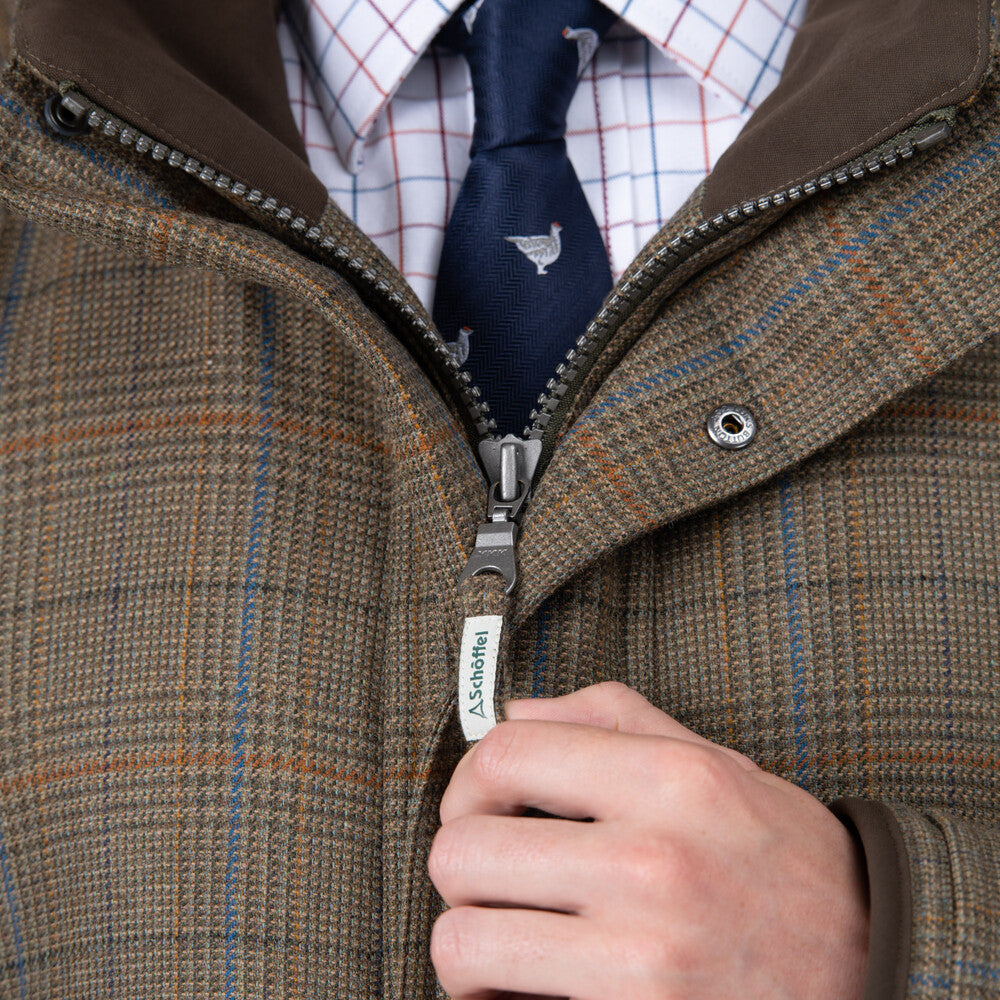 Schoffel Men's Ptarmigan Tweed Classic Coat