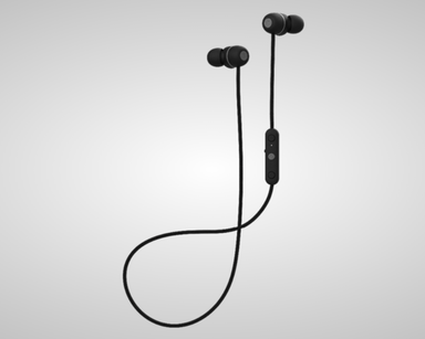 Kreafunk Wireless aVIBE headphones Black Edition