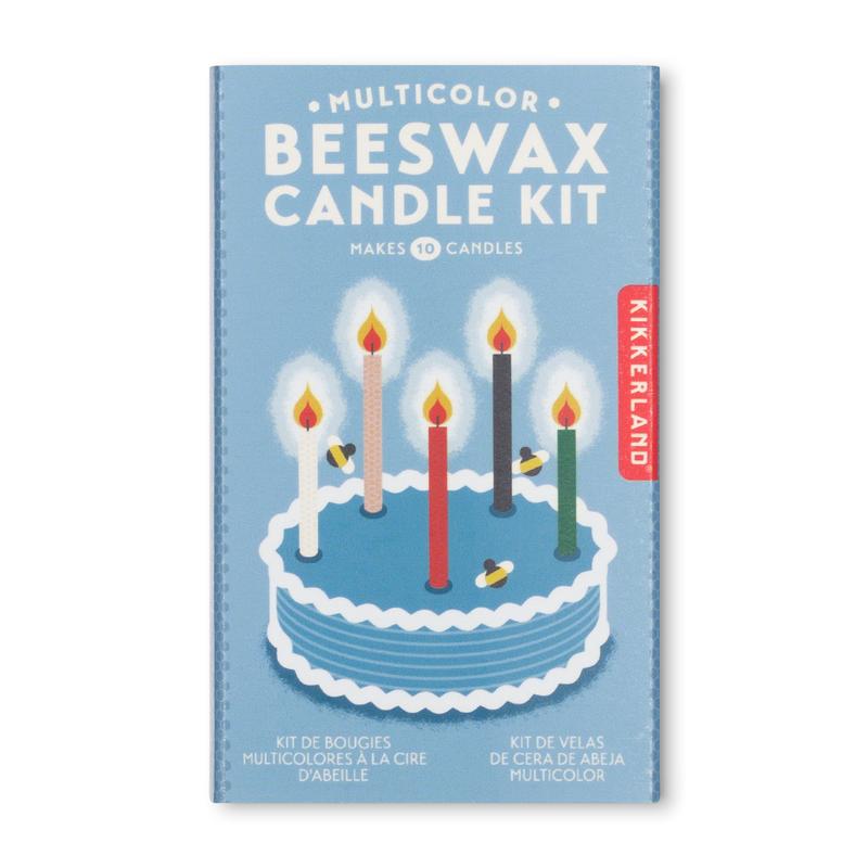Kikkerland - Mulitcoloured Beeswax Candle Kit
