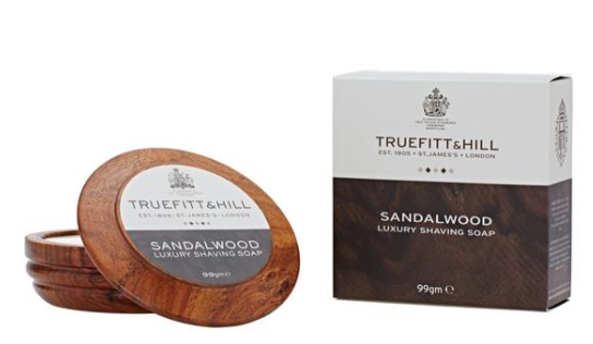 Truefitt & Hill Luxury Shaving Soap in a Wooden Bowl