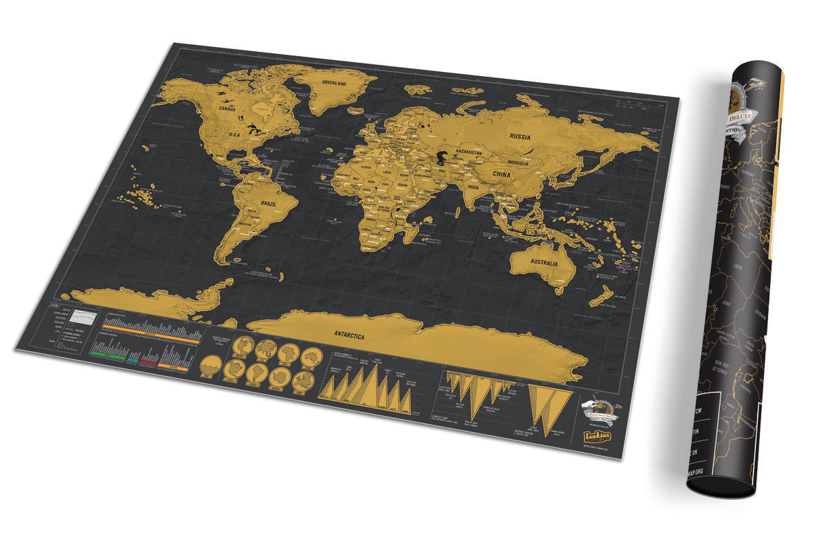 Travel Deluxe Scratch Map