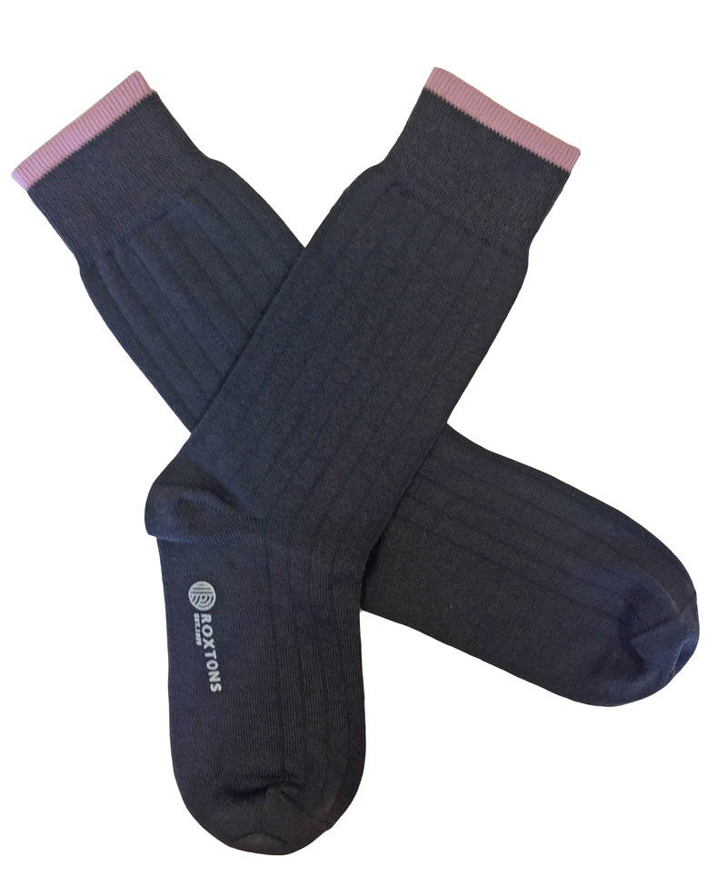 Roxtons Merino Ankle Socks Anthracite
