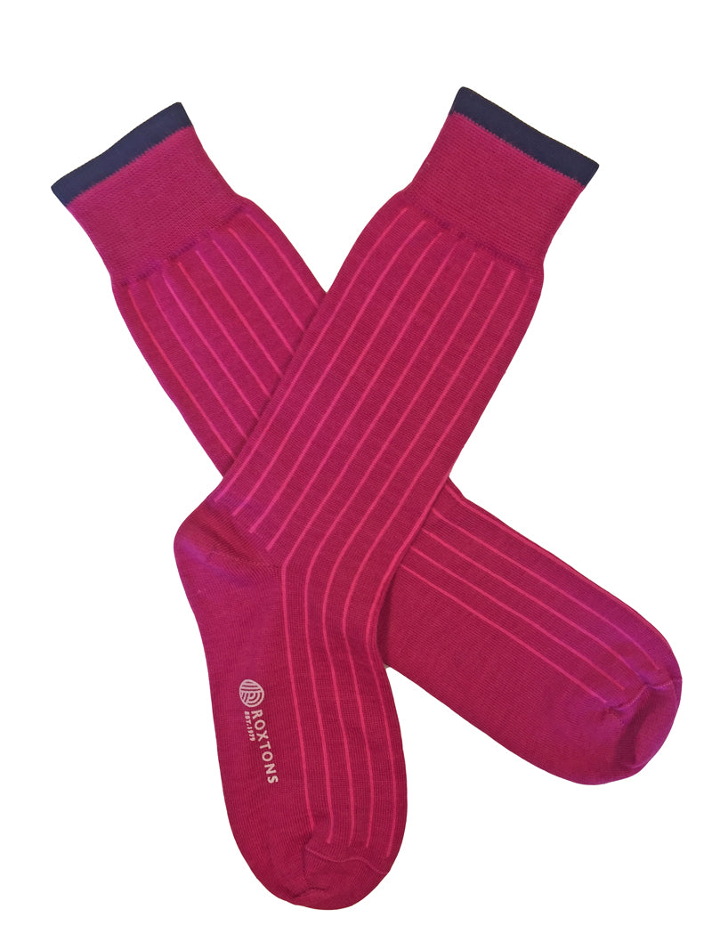 Roxtons Merino Ankle Socks Fuschia