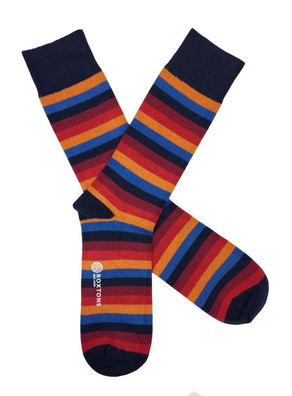 Roxtons Classic Multi Stripe Socks